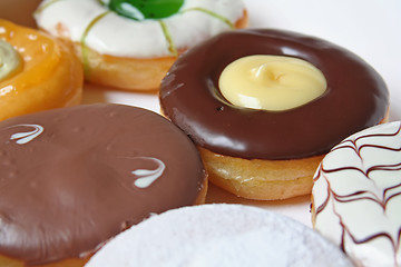 Image showing Assorted donuts