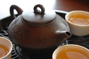 Image showing Chinese tea service