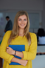 Image showing portrait of young female student