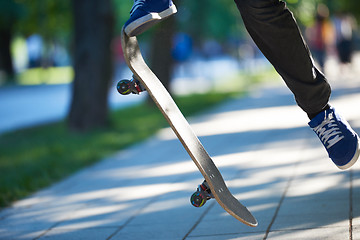 Image showing skateboard jump