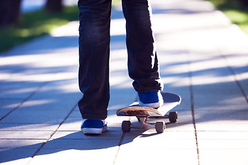 Image showing skateboard jump