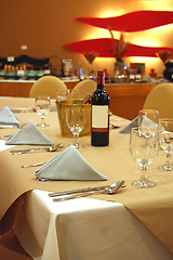 Image showing Contemporary luxury restaurant