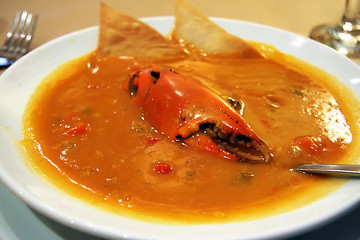 Image showing Crab soup