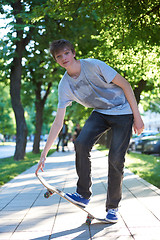 Image showing skateboard jump