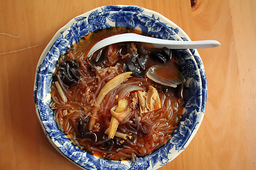 Image showing Asian soup noodles