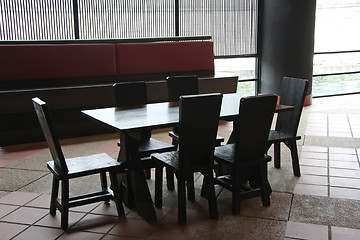 Image showing Restaurant furniture