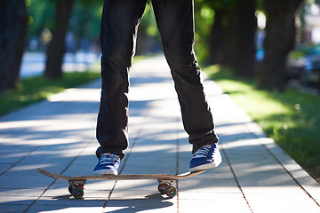 Image showing skateboard jump