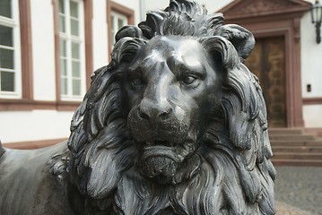 Image showing lion statue