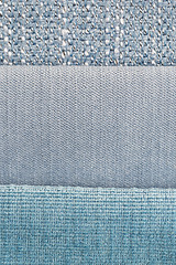 Image showing Blue fabric texture