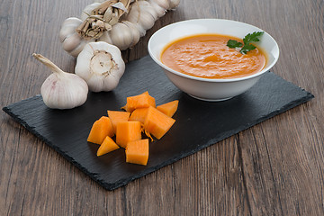 Image showing Pumpkin soup 