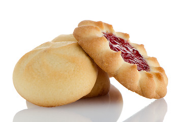 Image showing Strawberry biscuit