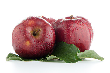 Image showing Ripe red apples