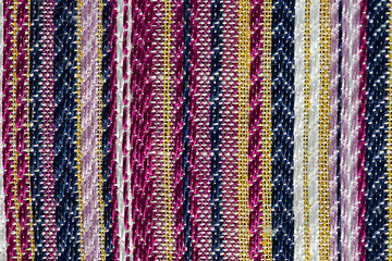 Image showing Multi color fabric texture samples