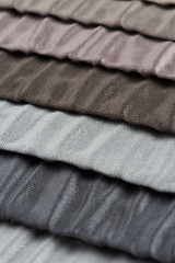 Image showing Multi color fabric texture samples