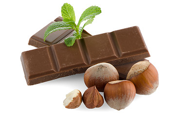 Image showing Chocolate parts