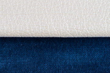 Image showing Blue fabric texture