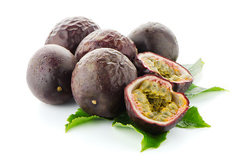 Image showing Fresh passion fruit