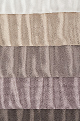 Image showing Multi color fabric texture samples