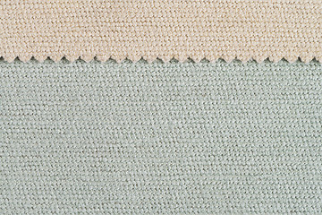 Image showing Green fabric texture