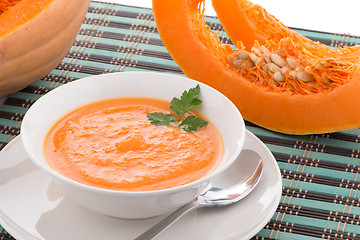 Image showing Pumpkin soup 