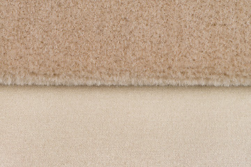 Image showing Brown fabric texture