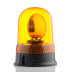 Image showing Orange rotating beacon 
