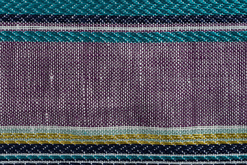 Image showing Multi color fabric texture samples