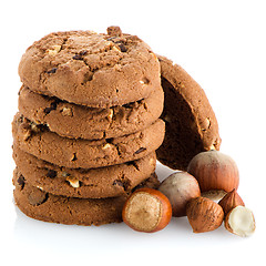 Image showing Homemade chocolate cookies