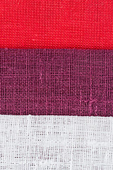 Image showing Multi color fabric texture samples