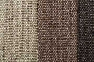 Image showing Brown fabric texture