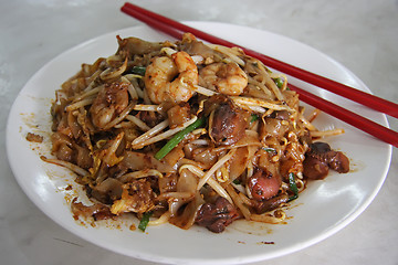 Image showing Fried asian noodles