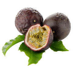 Image showing Fresh passion fruit