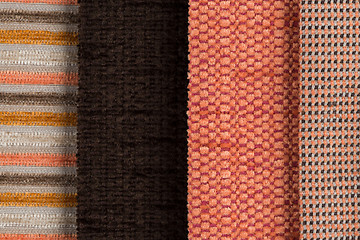 Image showing Orange fabric