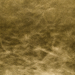 Image showing Golden color leather