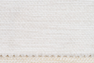 Image showing White fabric texture