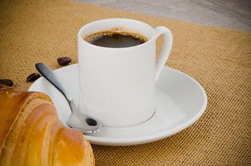 Image showing Cup of black coffee 