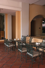 Image showing Outdoor dining