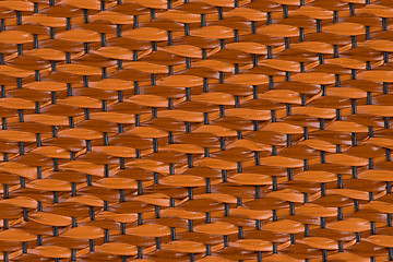 Image showing Orange fabric texture