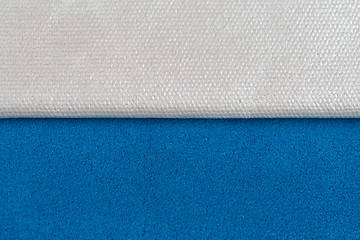 Image showing Blue fabric texture