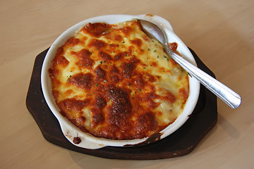 Image showing Baked scallops