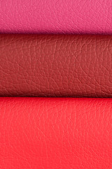 Image showing Pink leather 