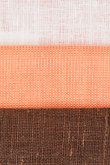 Image showing Multi color fabric texture samples