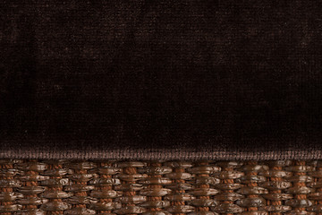 Image showing Brown fabric