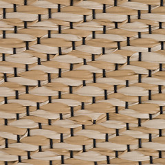 Image showing Brown fabric texture