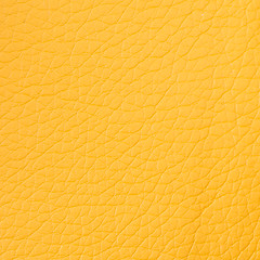 Image showing Yellow leather