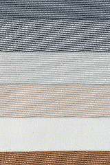 Image showing Multi color fabric texture samples