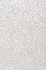 Image showing White leather texture closeup