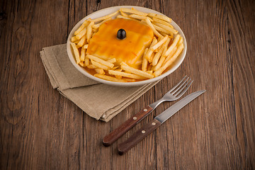 Image showing Francesinha on plate