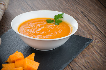 Image showing Pumpkin soup 