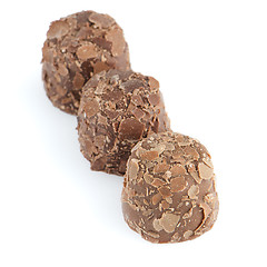 Image showing Brown chocolate candies